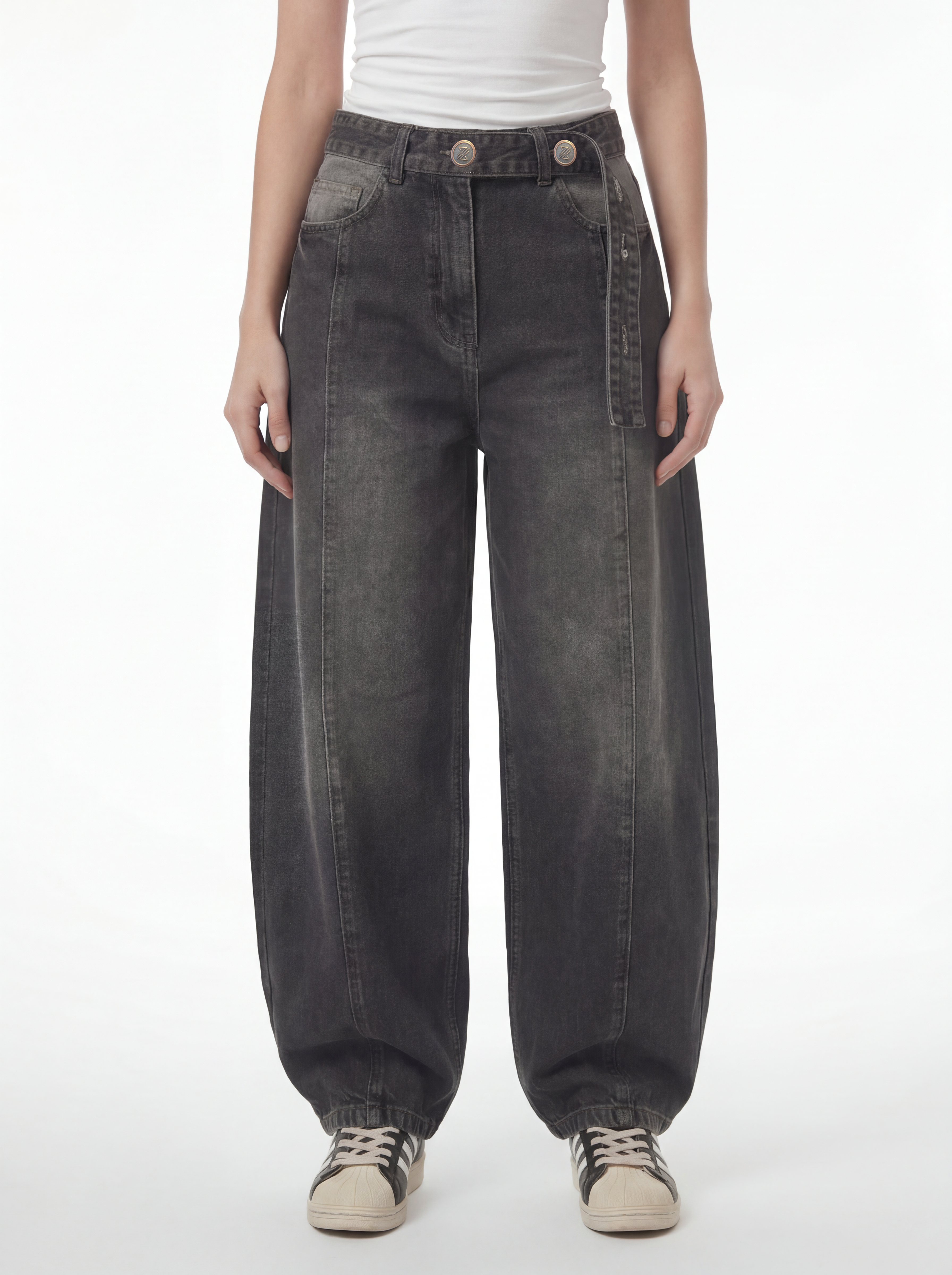 Overhang Belt Denim – Rusted Grey 1127