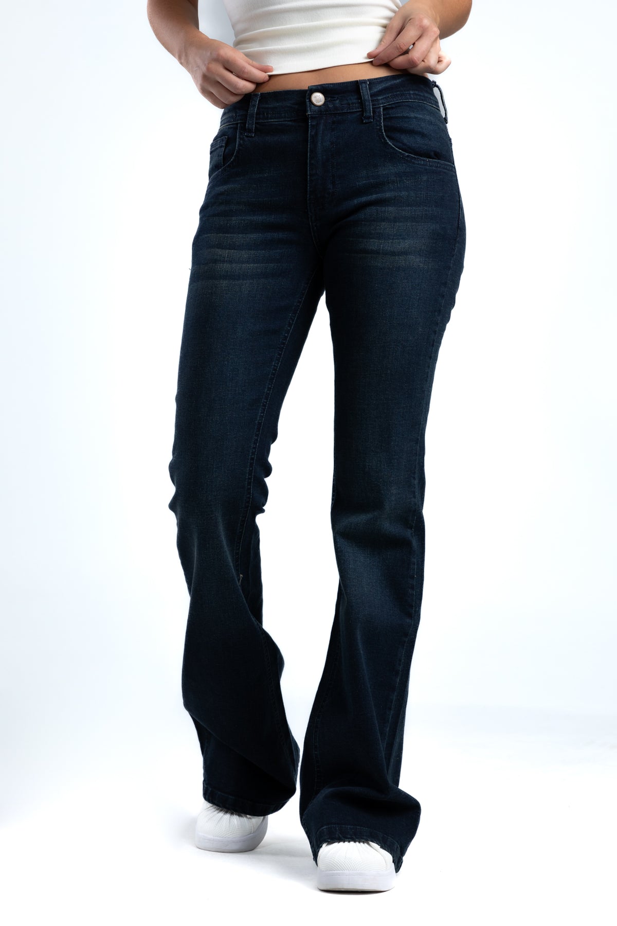 1029-Dirty Dark Flare – Stretch Fit · Lycra Fabric