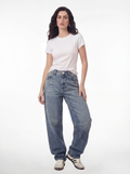 Straight Flipped Pocket — Sand Blue 1085