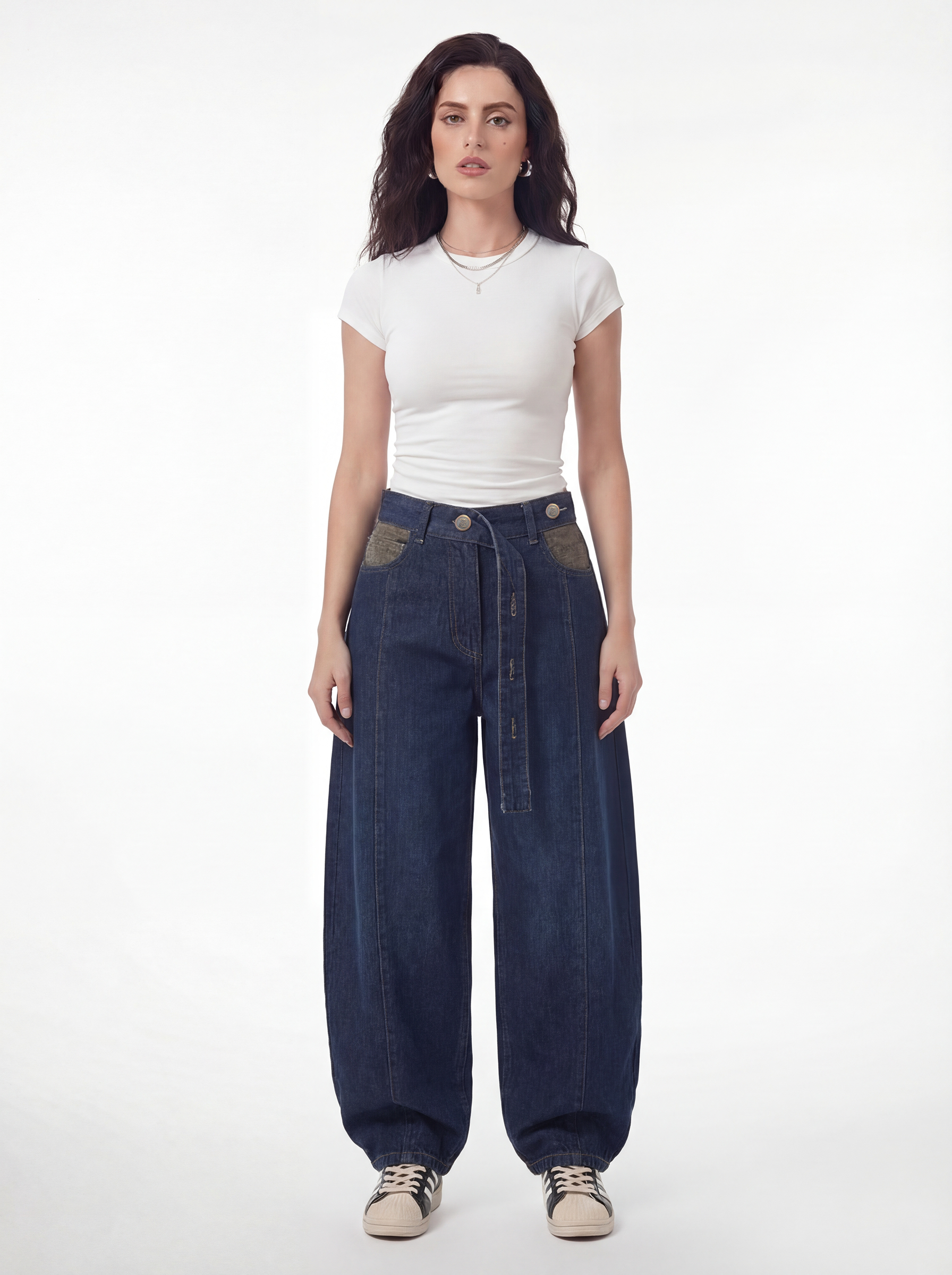 Overhang Belt Denim – Raw Blue Overdye 1130