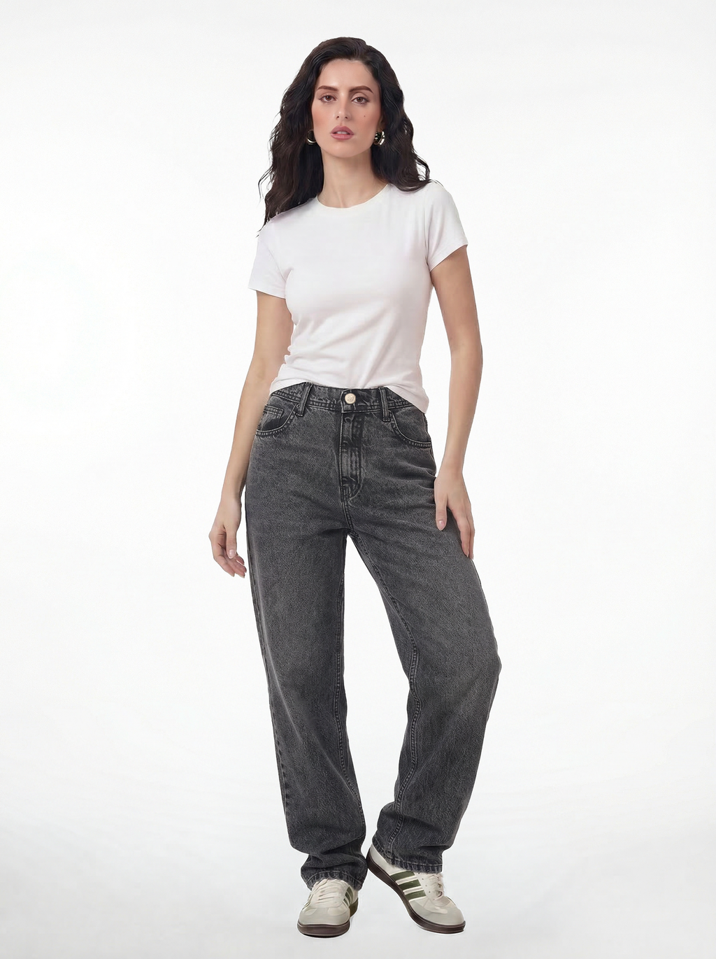 Straight Flipped Pocket — Charcoal 1082