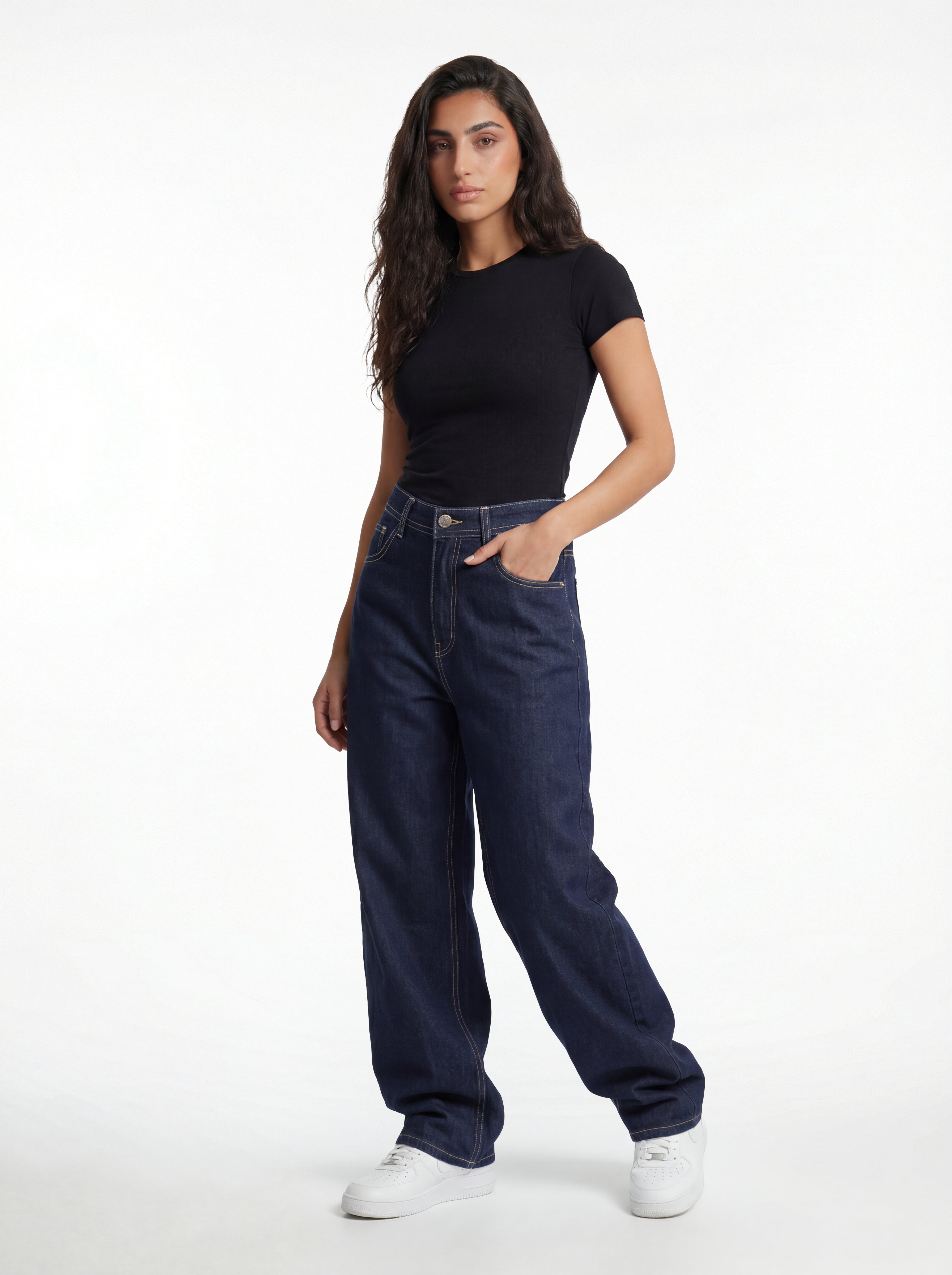 Baggy Fit Denim – Raw Blue 1106