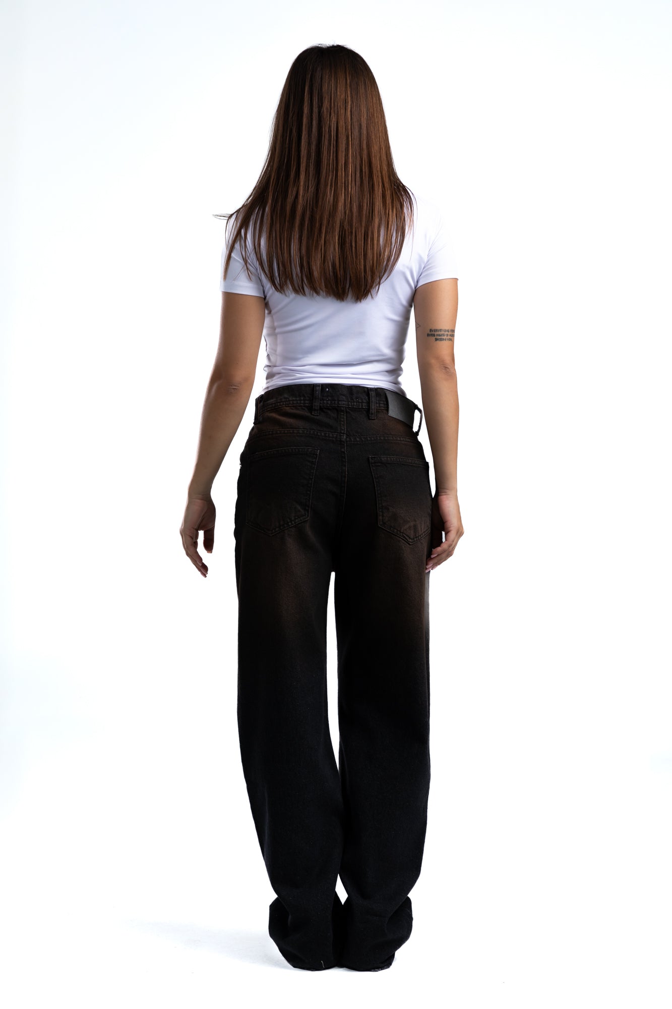 1043-Deep Rust Relaxed Silhouette Jeans