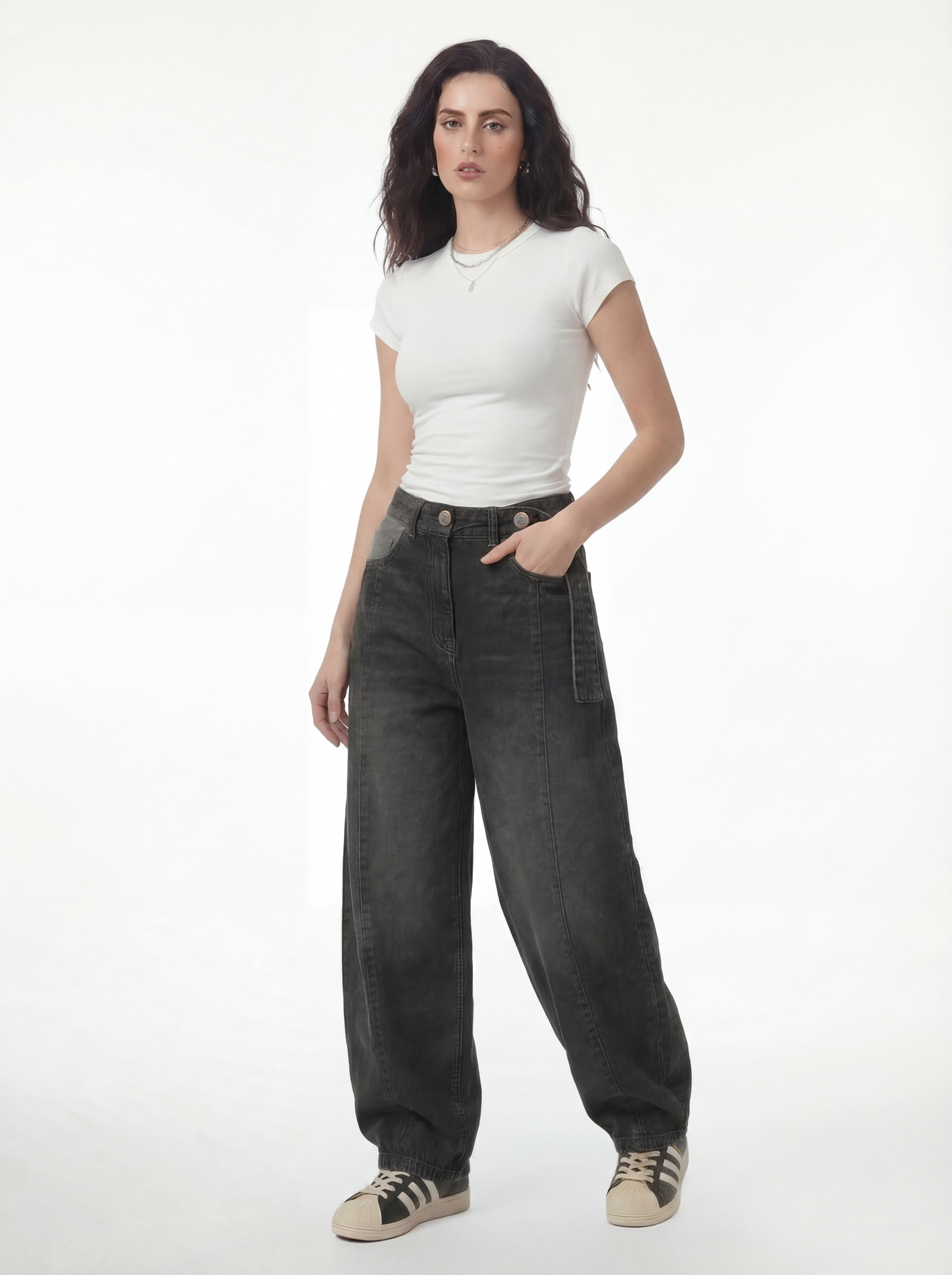 Overhang Belt Denim – Smoky Black 1125