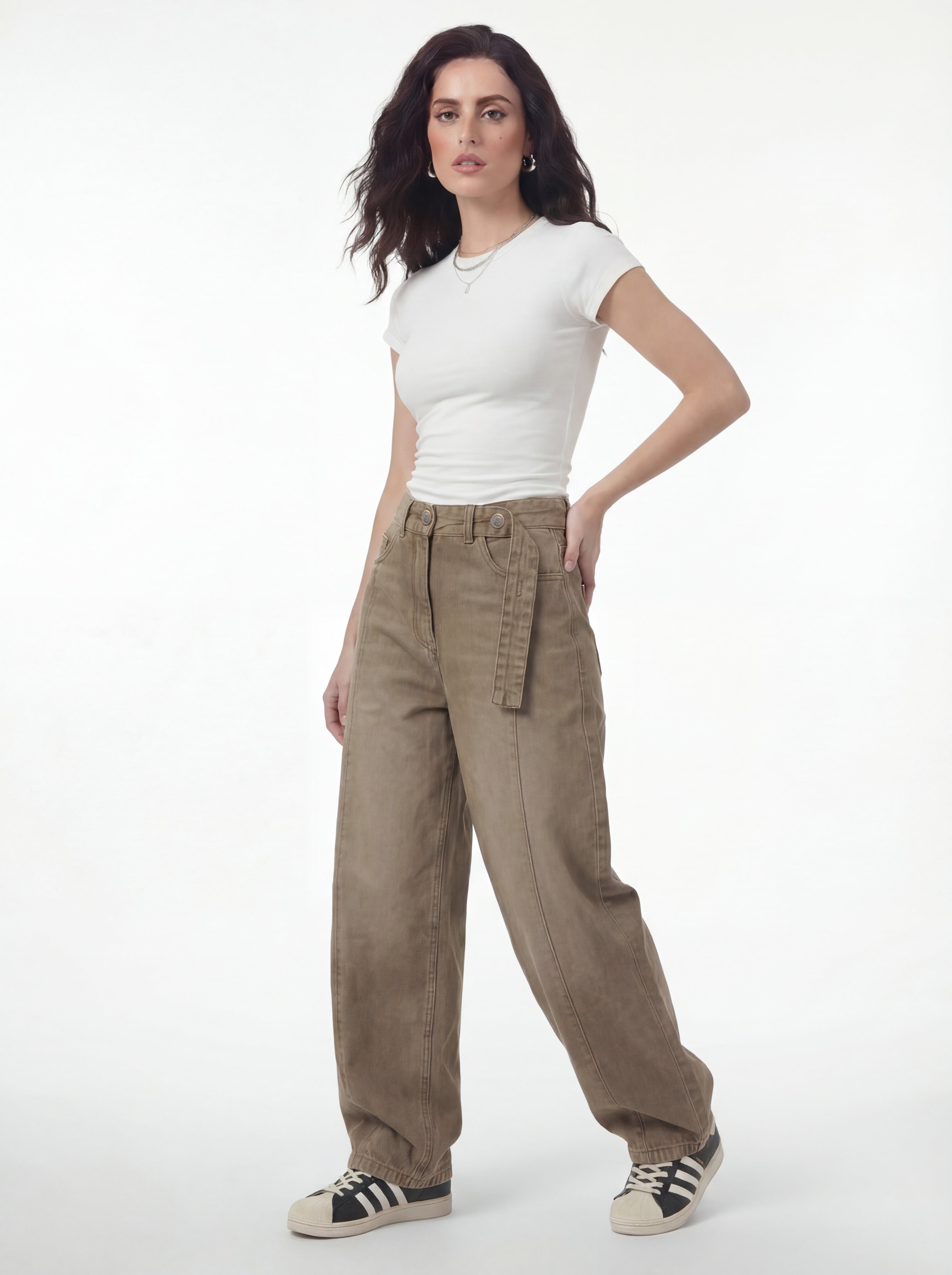 Overhang Belt Denim – Light Honey 1128
