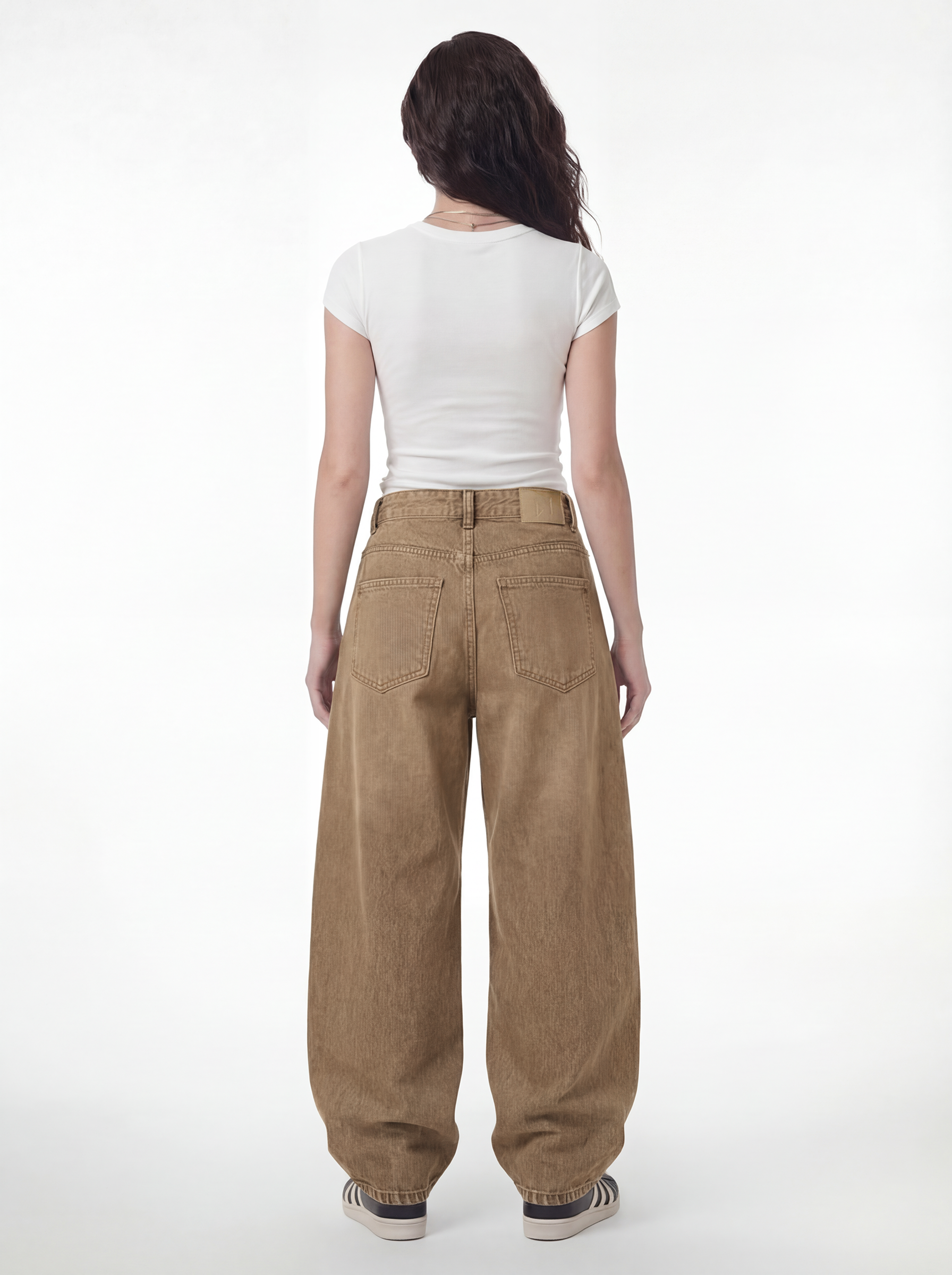 Overhang Belt Denim – Raw Brown 1132