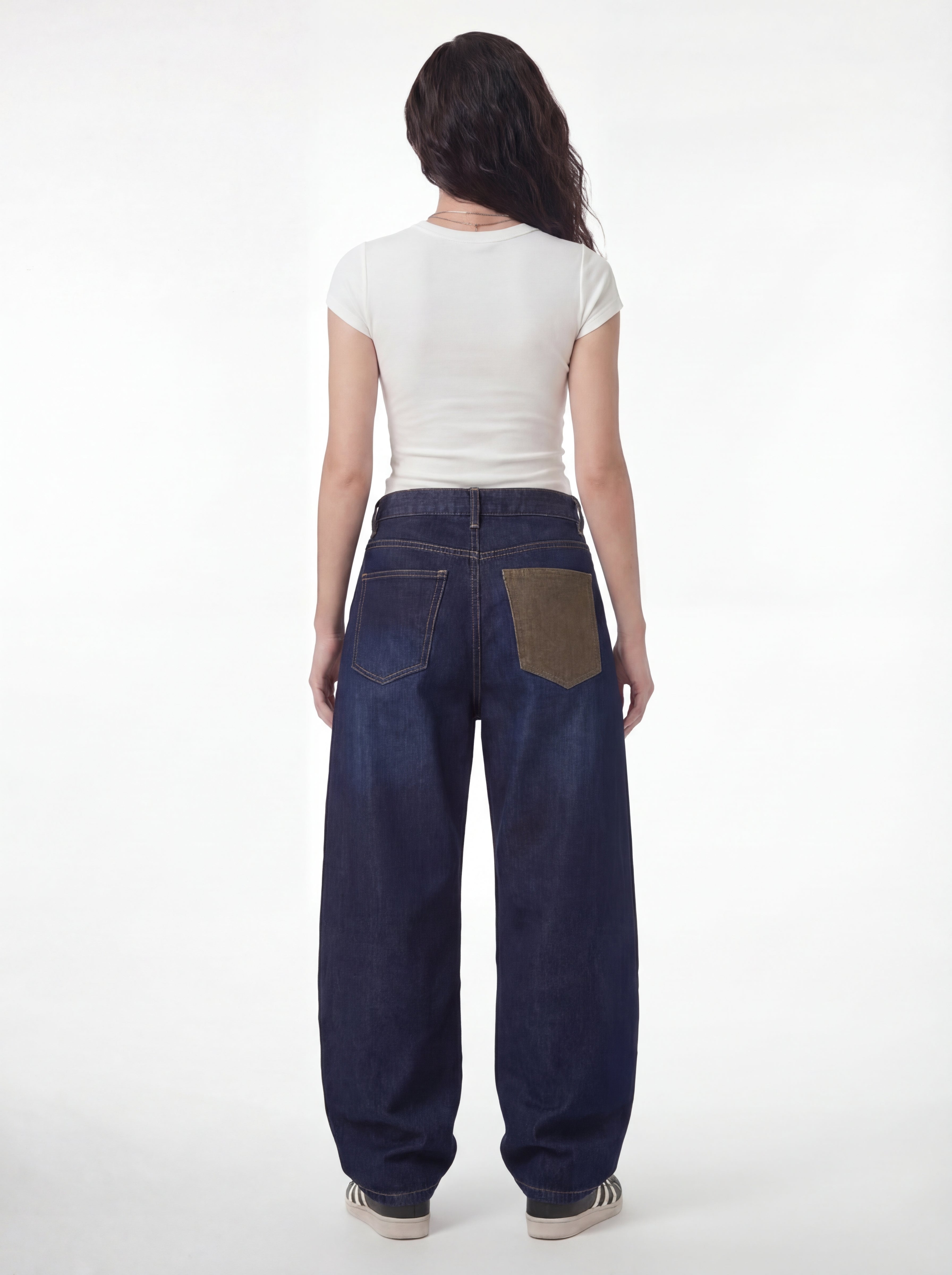 Overhang Belt Denim – Raw Blue Overdye 1130