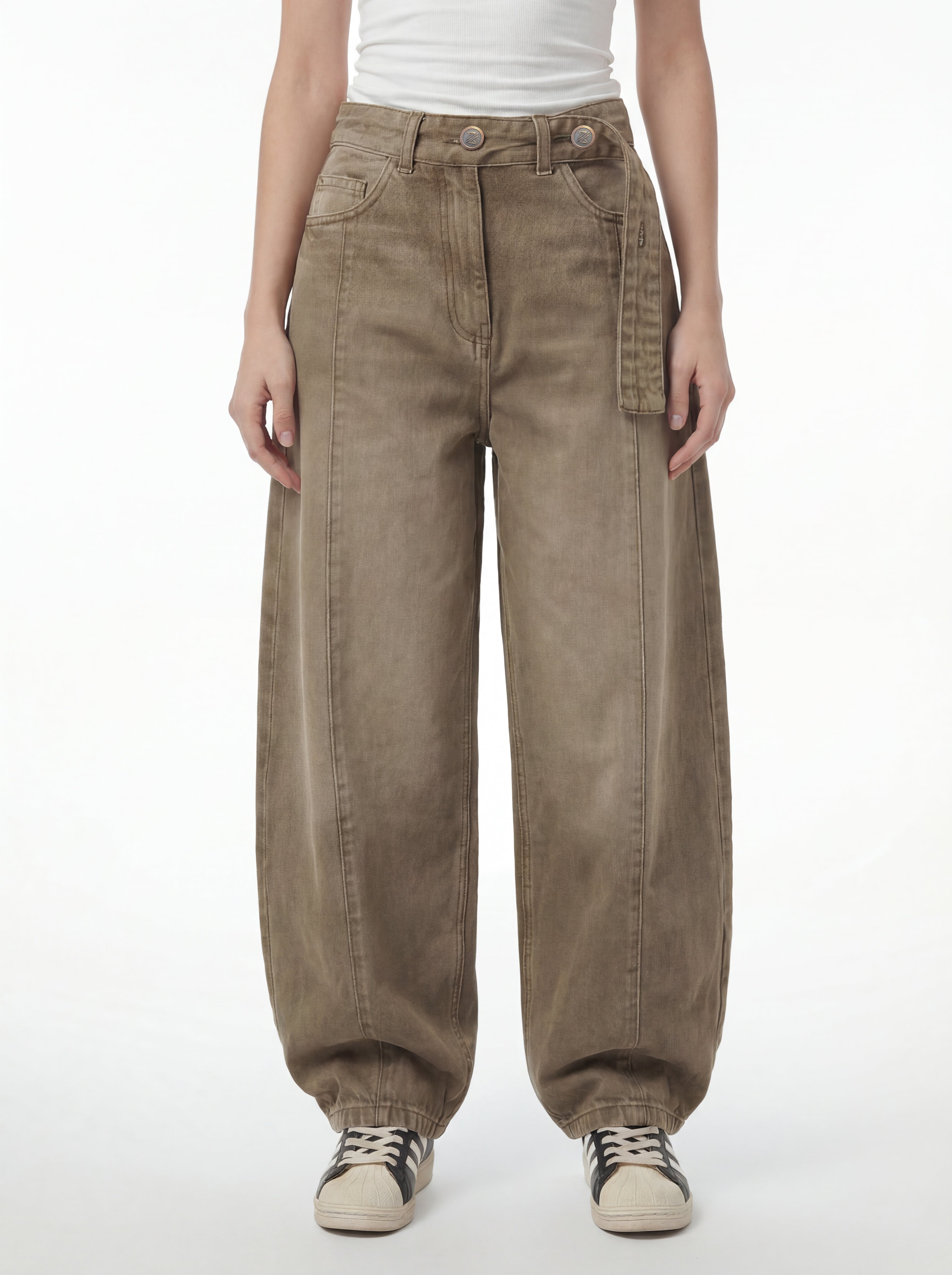 Overhang Belt Denim – Light Honey 1128