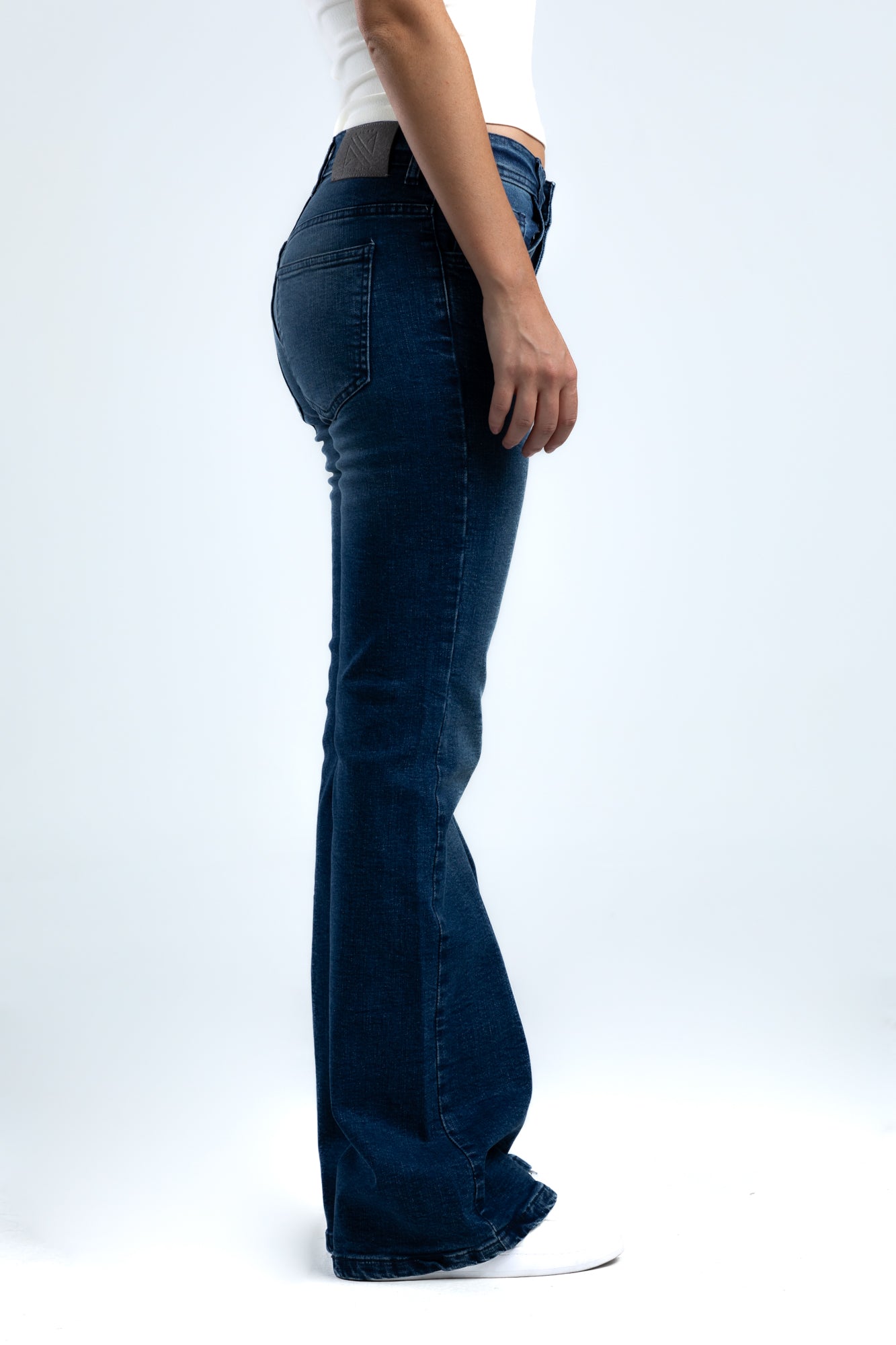1031-Mid Blue Flare – Stretch Fit · Lycra Fabric