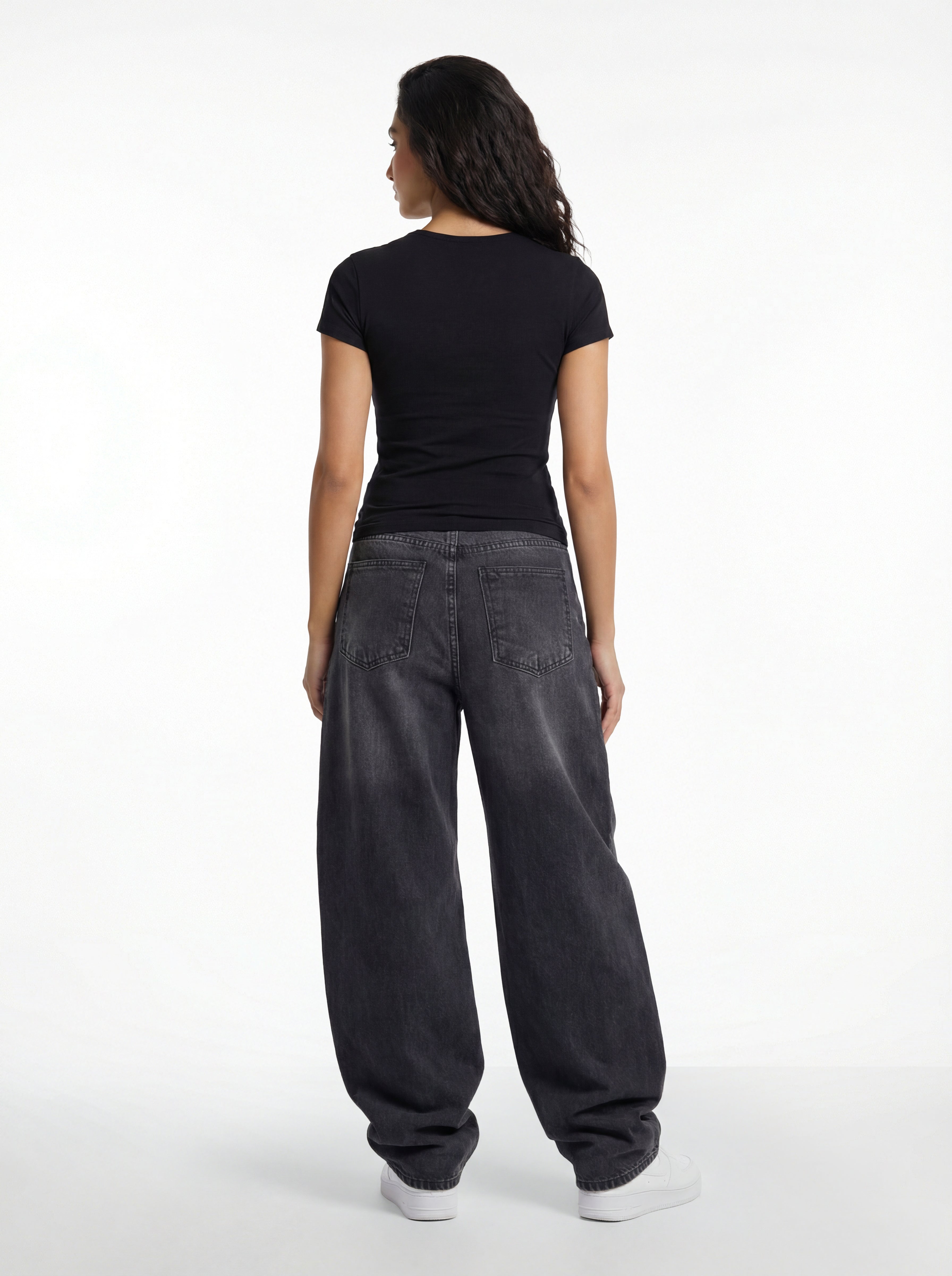 Baggy Fit Denim – Faded Grey 1105