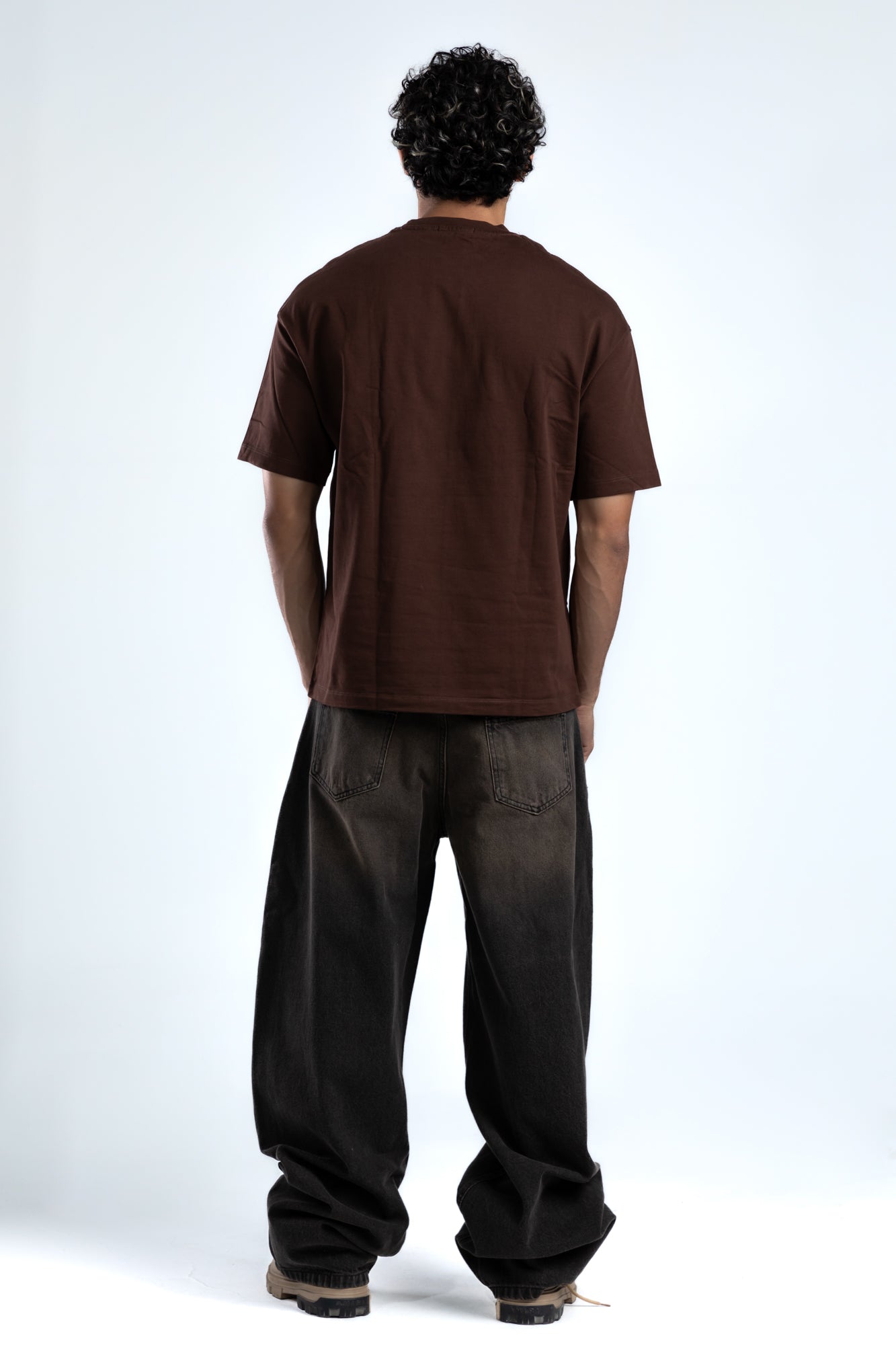 1013-Ember Black Curve Tapered Jeans