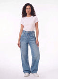 V-drop light  blue jeans