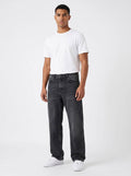 Wide leg charcoal jeans