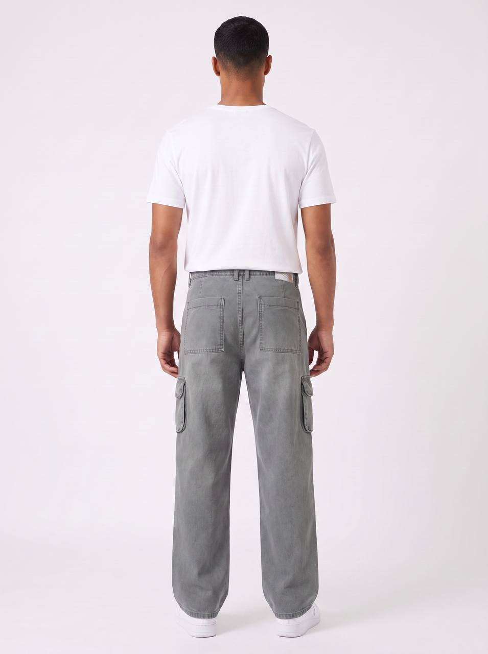 Grey Cargo Pants