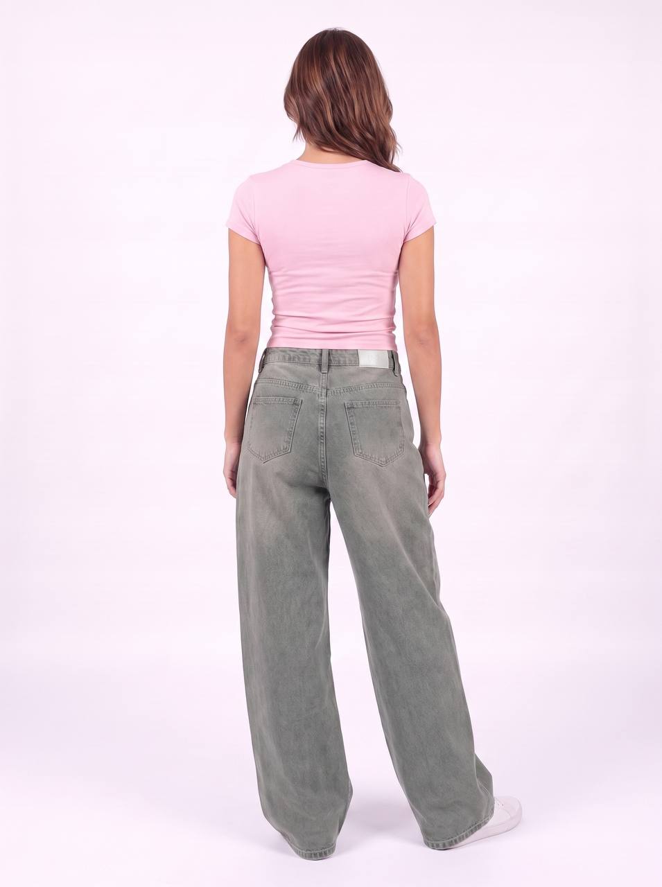 Tinted gray sided jeans