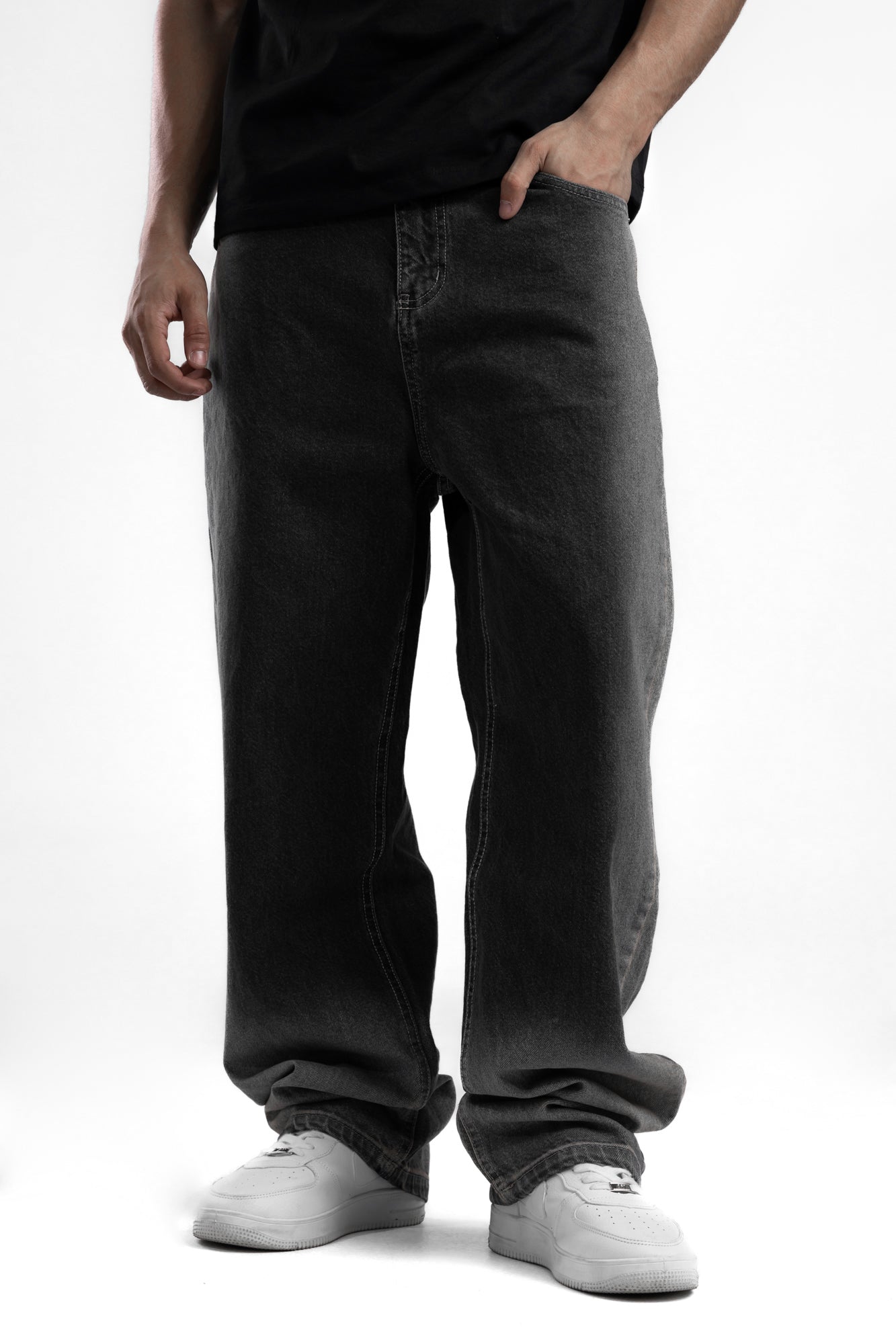 1058-Void Side Fade Relaxed Silhouette Jeans
