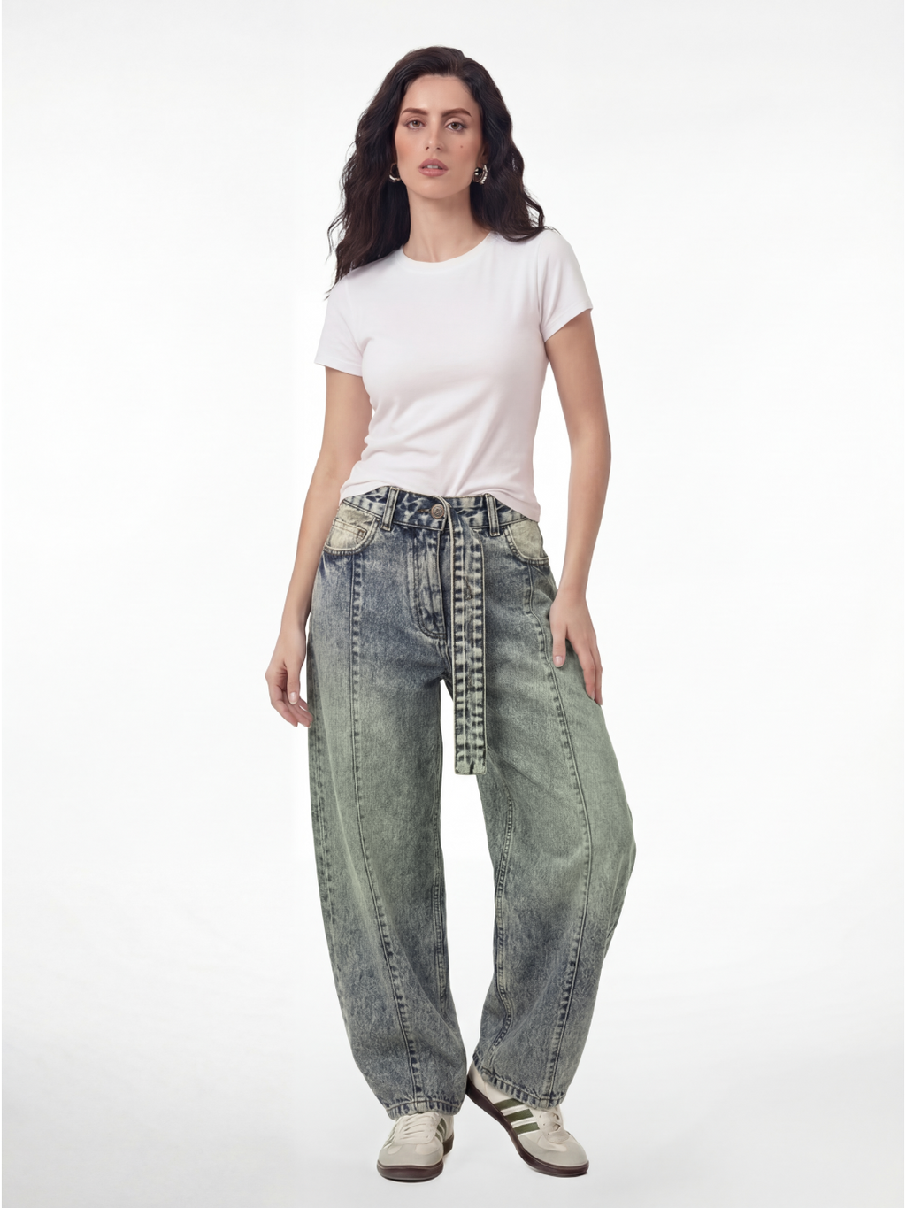 Overhang Belt Denim – Faded Blue 1131