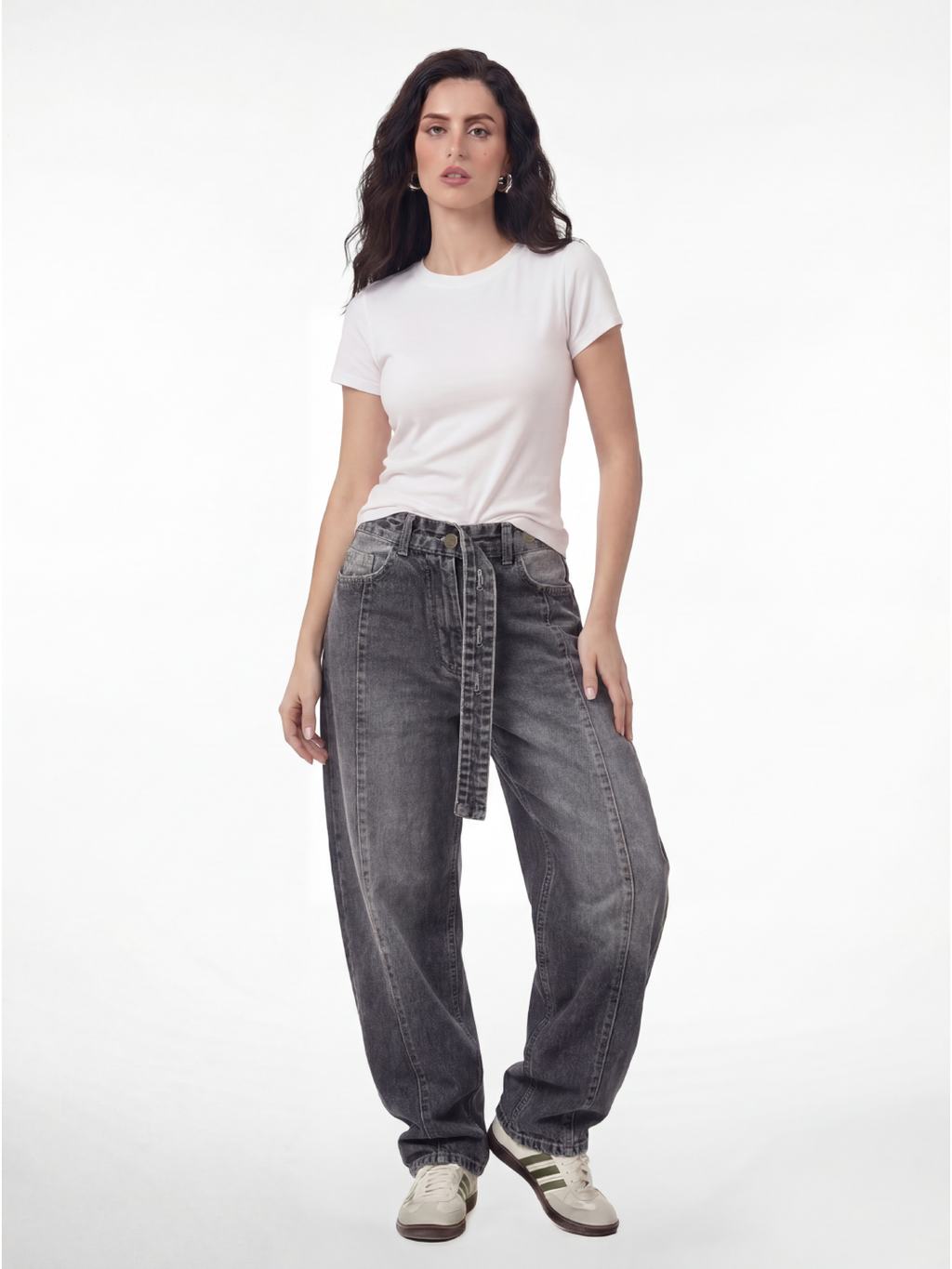 Overhang Belt Denim – Ash Grey 1126