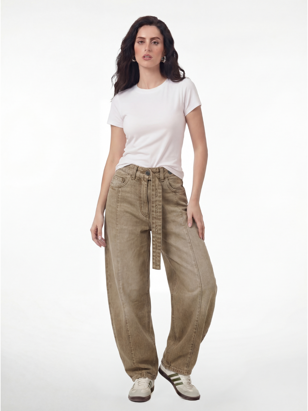 Overhang Belt Denim – Light Honey 1128