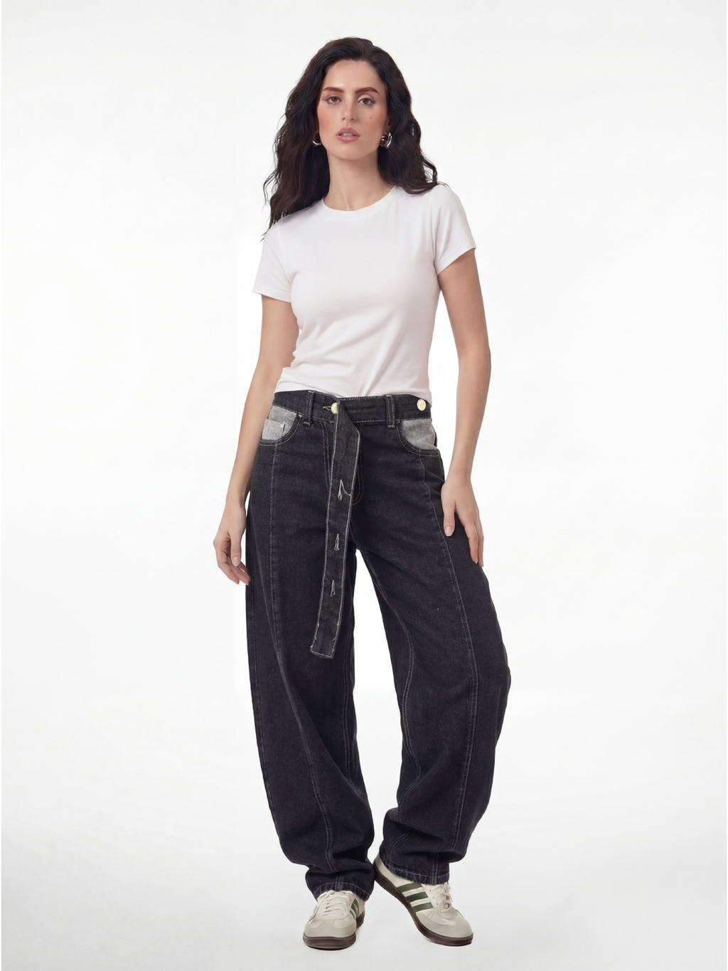 Overhang Belt Denim – Smoky Black 1125