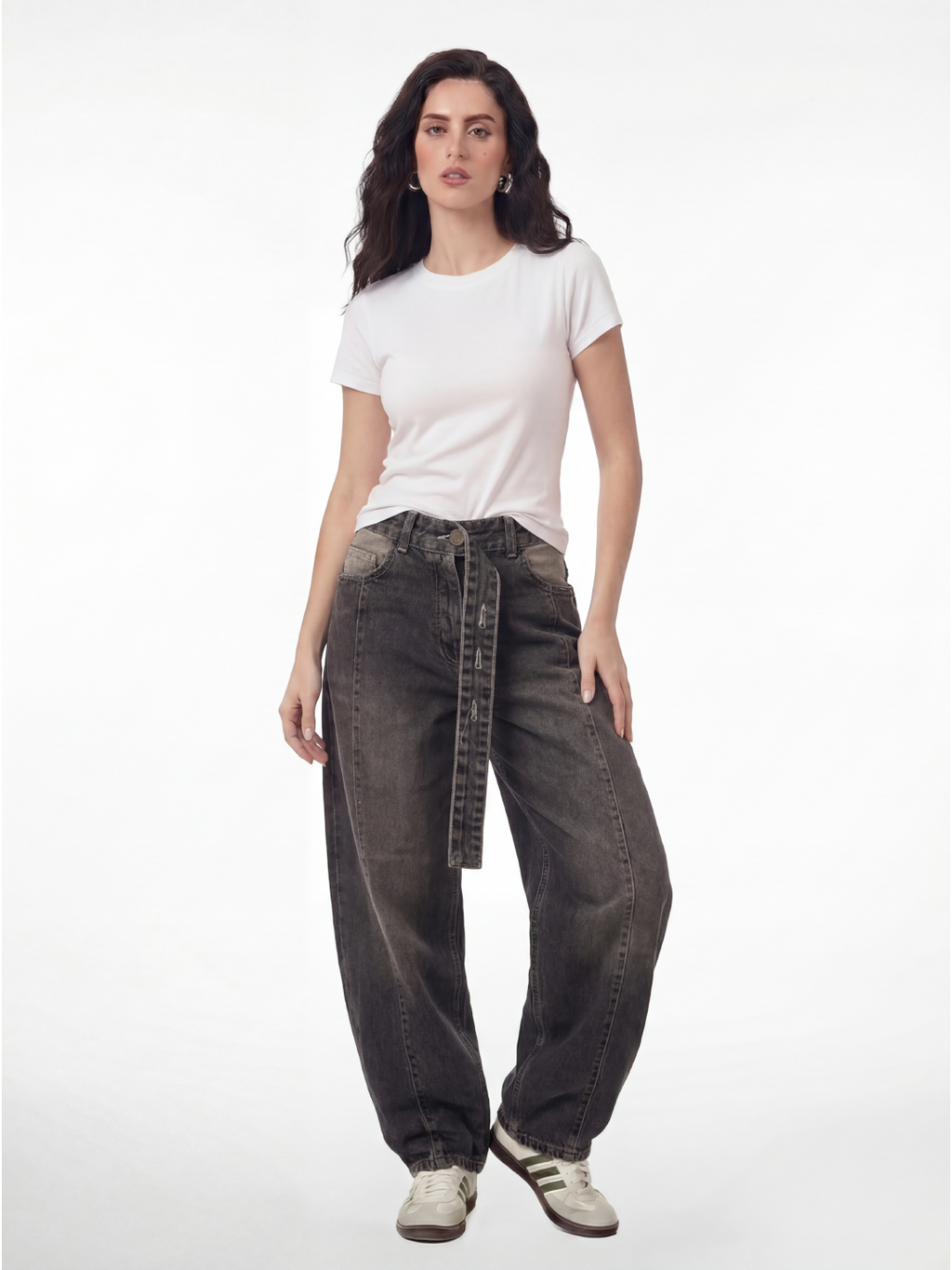 Overhang Belt Denim – Rusted Grey 1127
