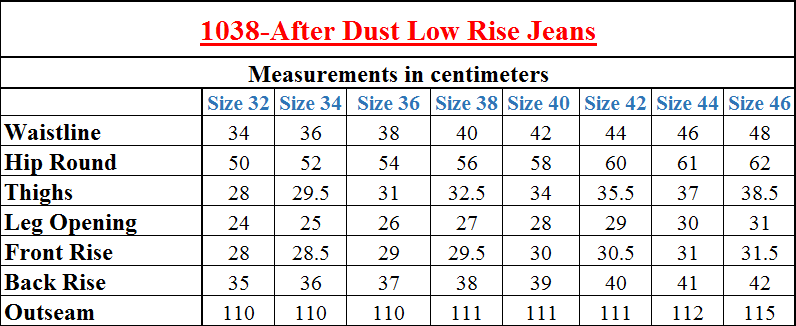 1038-After Dust Low Rise Jeans