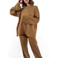 Golden Brown Cozy Knitwear Set