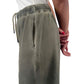 Olive Melton Relaxed Fit Pants