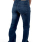 Midnight mid-blue Indigo Sofia Bootcut Low Waist Jeans