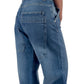 Classic Indigo Ava Cargo Low Waist Long Pocket Jeans