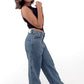 Vintage Blue Mia Cargo Utility Wide-Leg Jeans