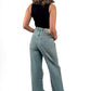 Soft Lemon Blue Sage Bella High-Waist Jeans