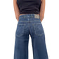 Midnight Low Waist Paisley Wide-Leg Jeans