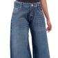 Navy Bella Eco-Friendly Low Waist Wide-Leg Jeans