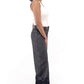 Ash Black Low Waist Tie-Dye Wide-Leg Jeans