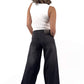 Noir Bella Eco-Friendly Low Waist Wide-Leg Jeans