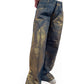 Gilded Sapphire Ava Low Waist Wide-Leg Jeans