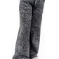 Silver Charcoal Marble Bella Low Waist Wide-Leg Jeans