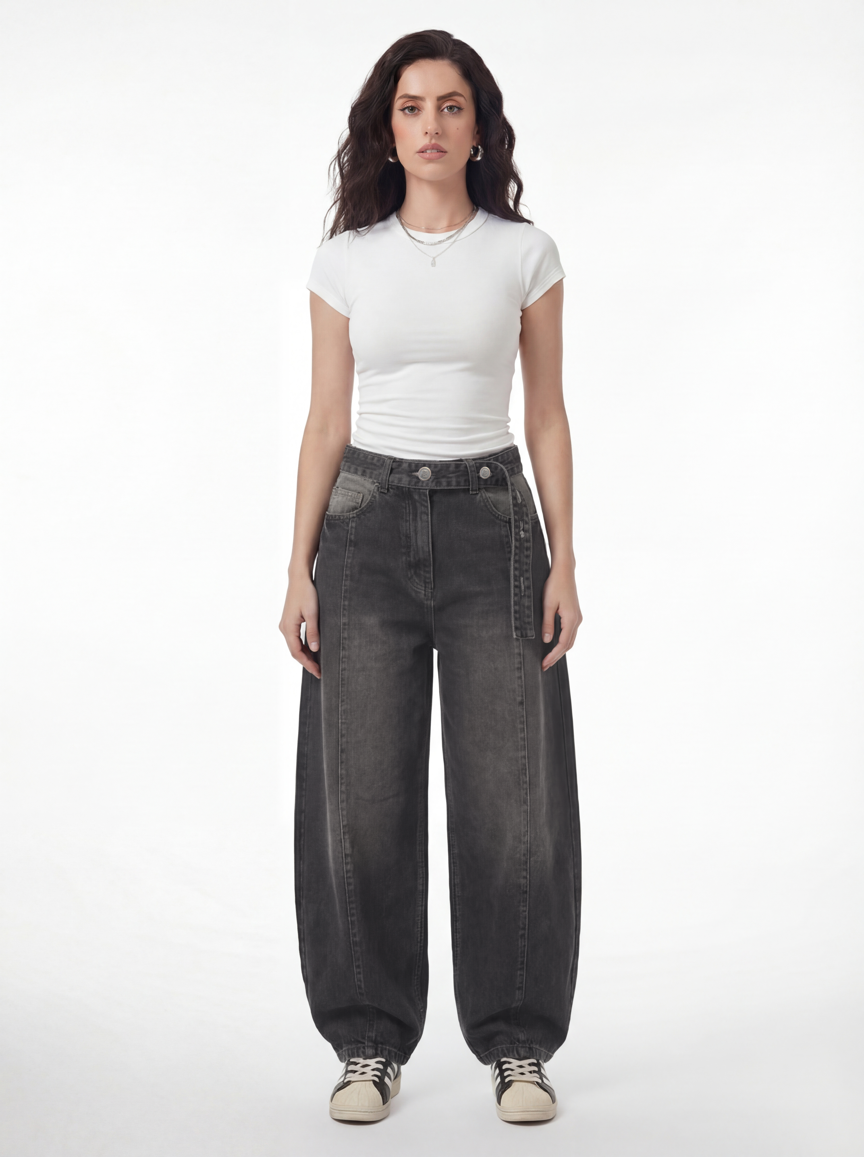 Overhang Belt Denim – Rusted Grey 1127