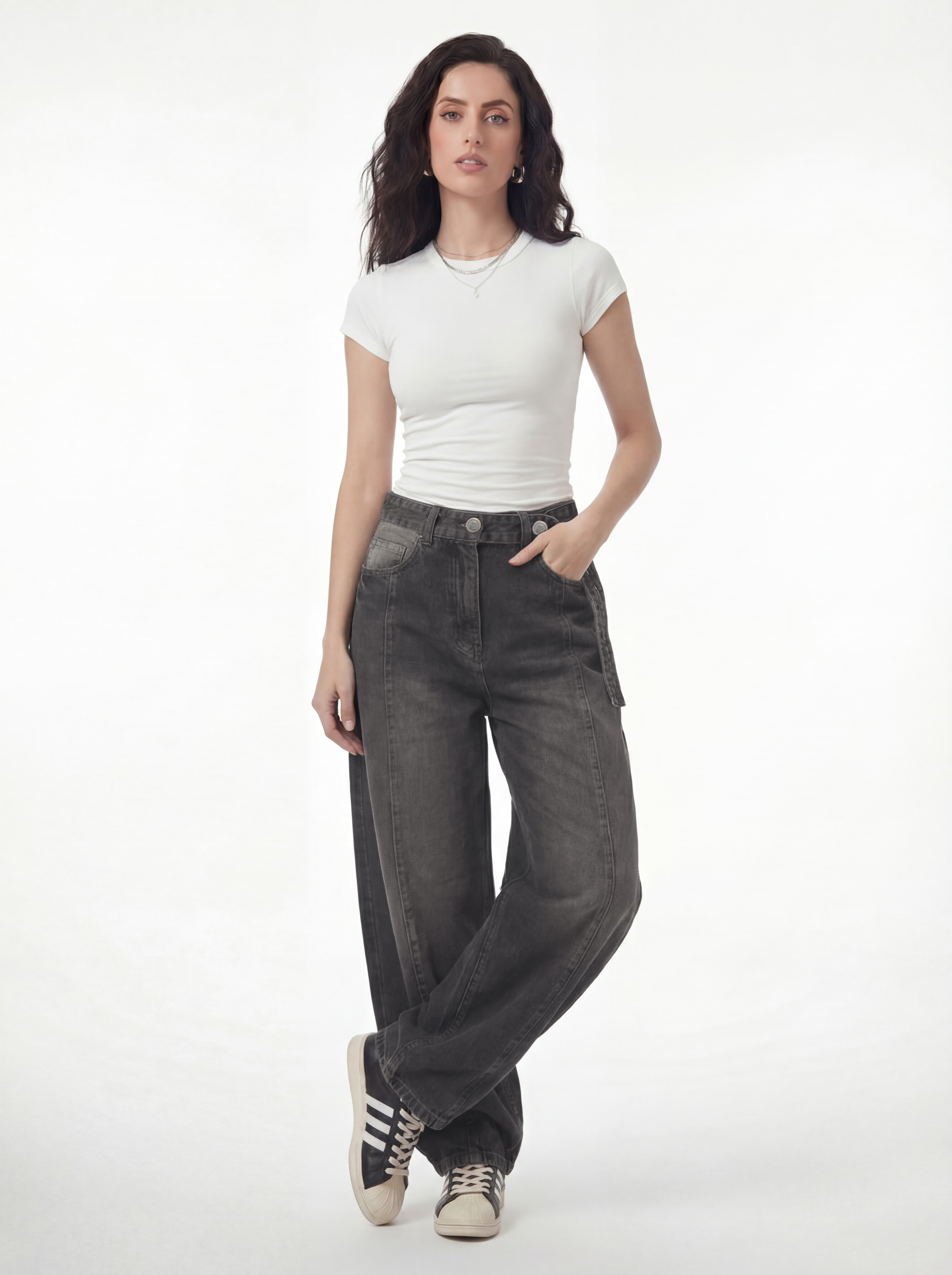 Overhang Belt Denim – Rusted Grey 1127