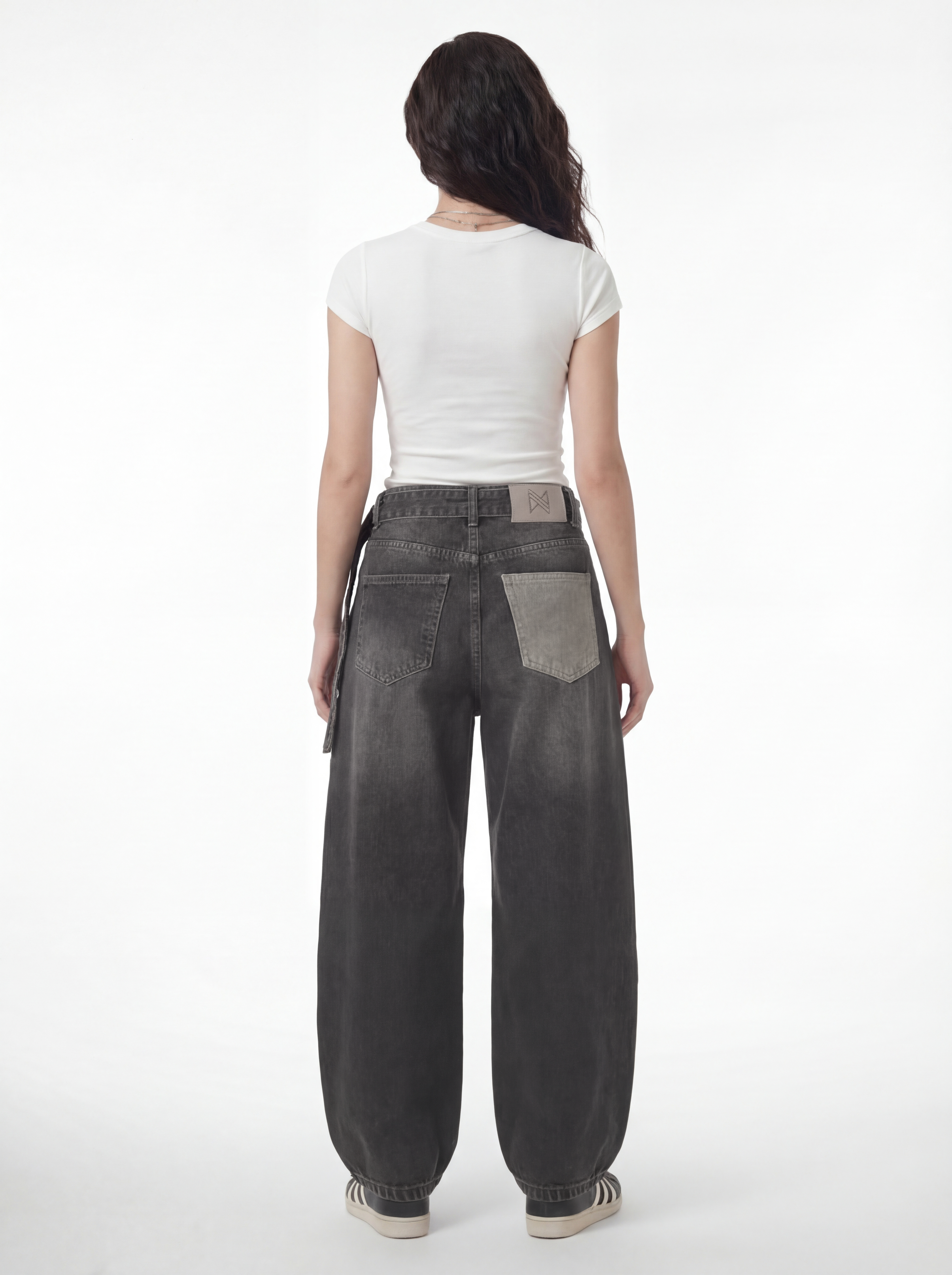 Overhang Belt Denim – Rusted Grey 1127