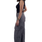 Slate Grey Gia Cargo Wide-Leg Jeans