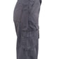 Slate Grey Gia Cargo Wide-Leg Jeans