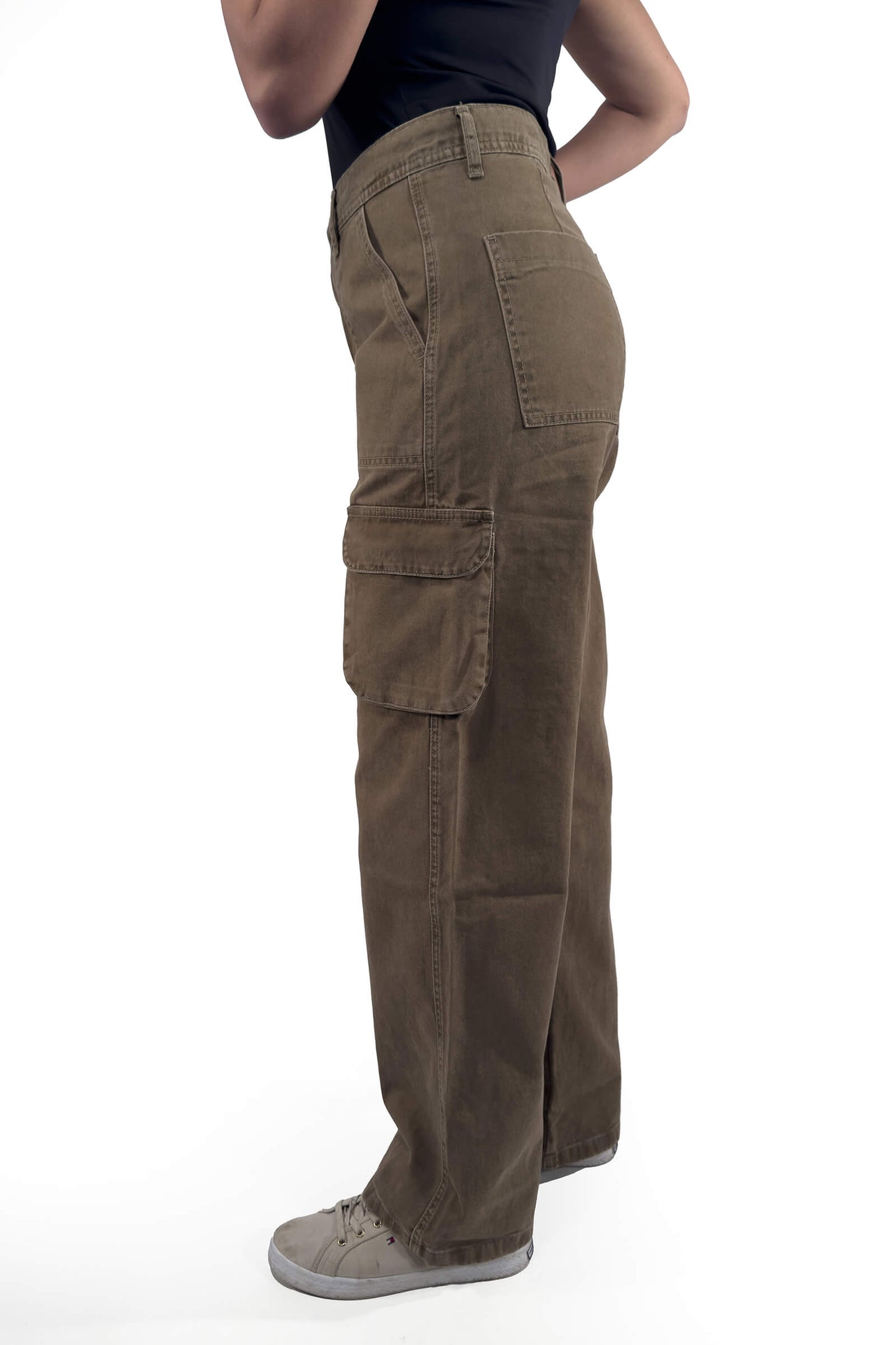 Coffee Nadia Cargo Pants