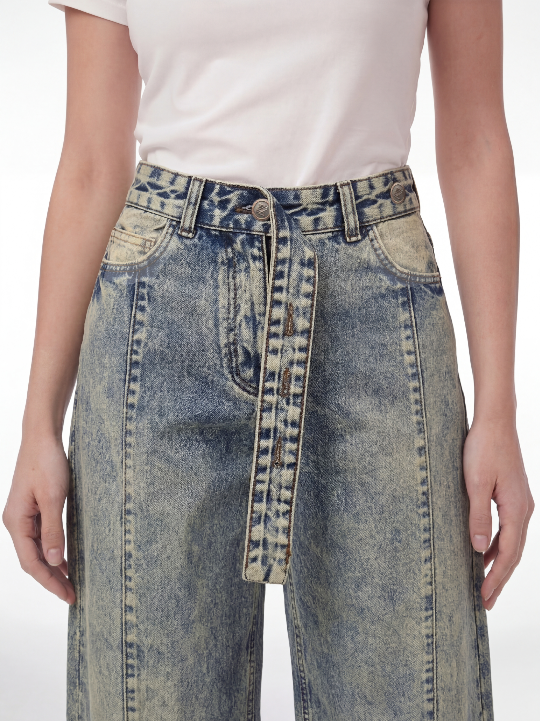 Overhang Belt Denim – Faded Blue 1131