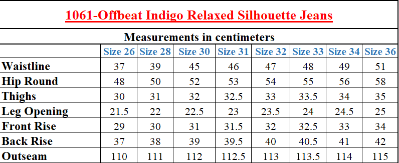 1061-Offbeat Indigo Relaxed Silhouette Jeans