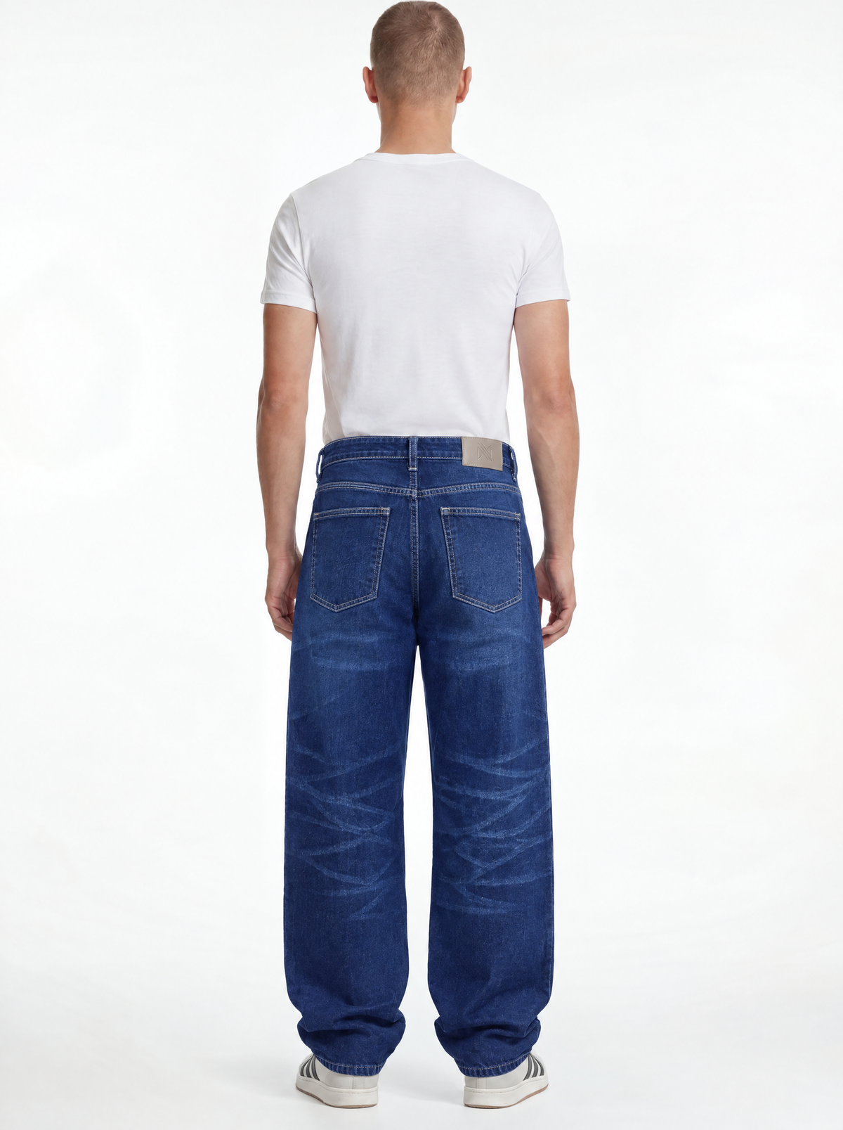 Baggy Fit Denim – Faded Indigo 1108