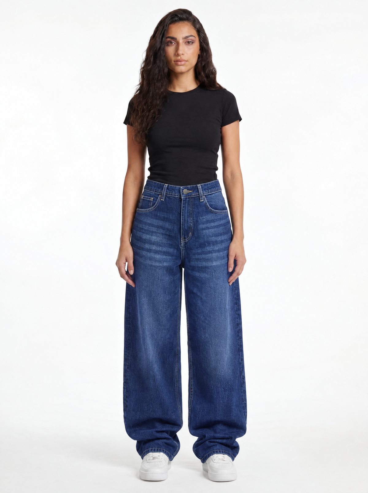 Baggy Fit Denim – Faded Indigo 1108