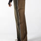 Eclectic Olive-Coffee Racer Stripe Jeans