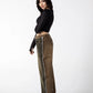 Eclectic Olive-Coffee Racer Stripe Jeans